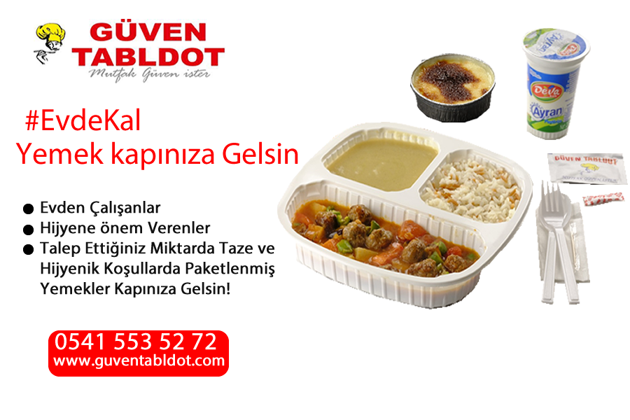 #EvdeKal Yemek Kapınıza Gelsin